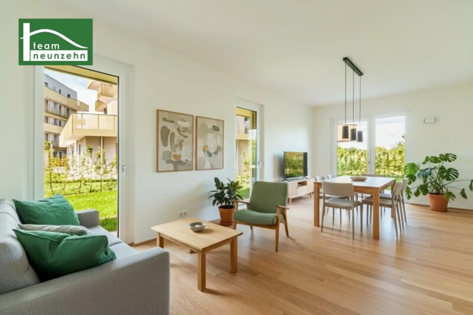 Neubauprojekt im Niedrig-Energie-Standard im grünen Hirschfeld – Naturnah wohnen - Provisionsfrei!