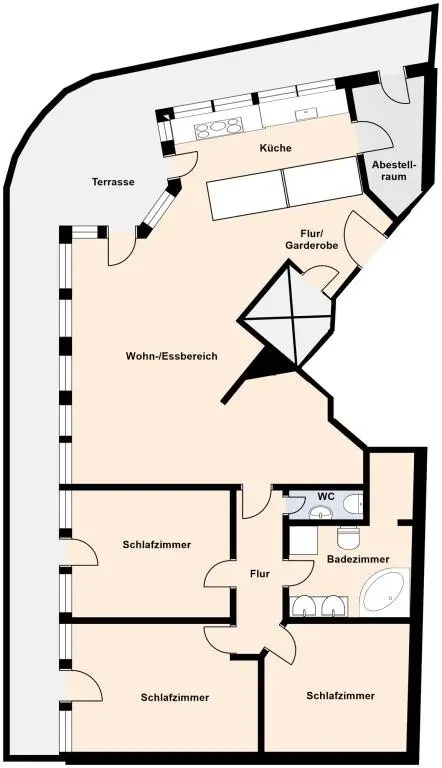 4-Zimmer-Penthousewohnung in Mitten der Dornbirner Stadt zu vermieten