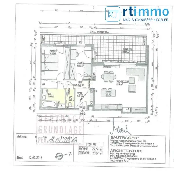 Einzigartiges Penthouse mit Traumterrasse, Fernblick und Klimaanlage