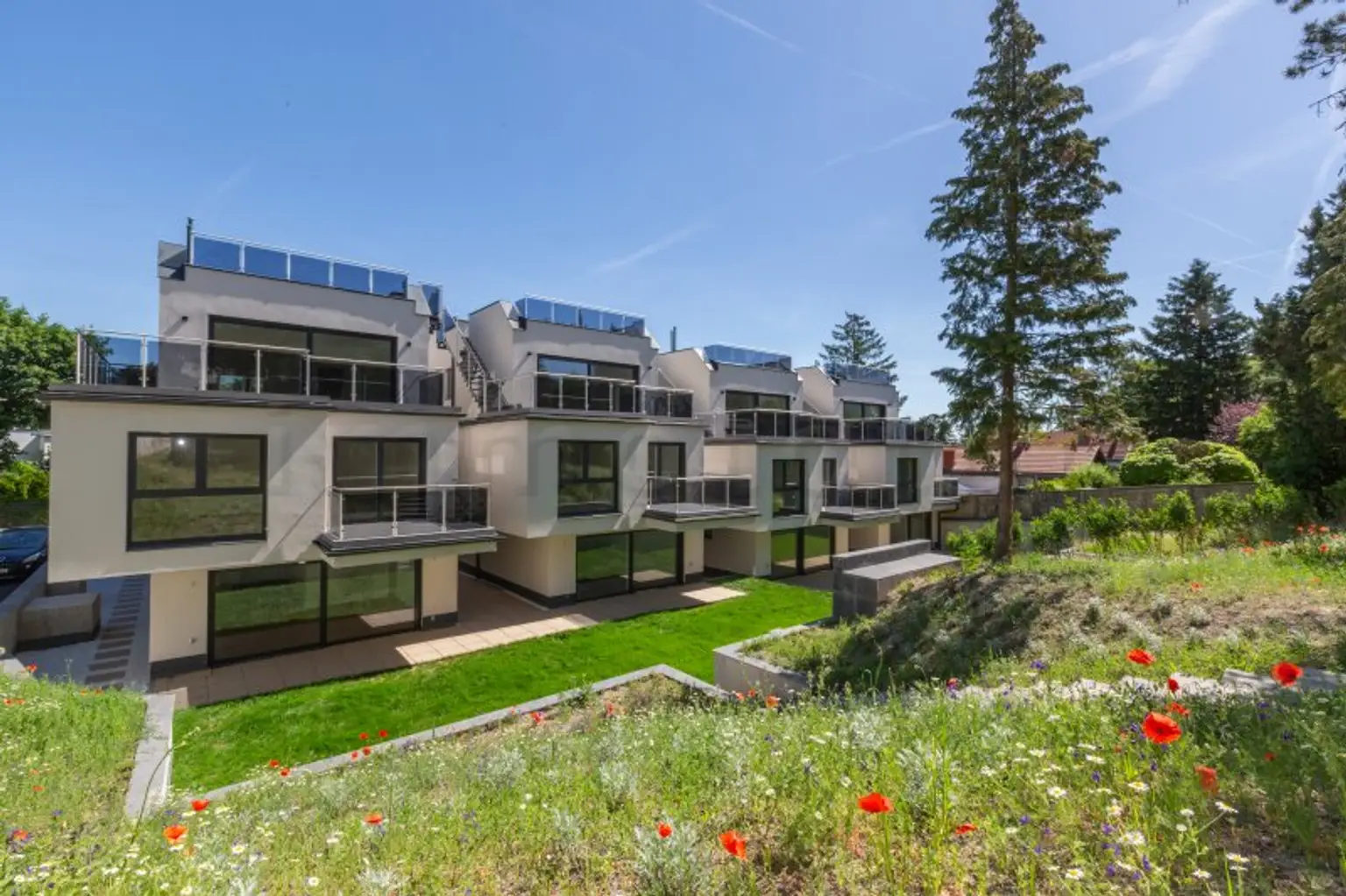 Exklusive Gartenresidenzen am Maurer Berg