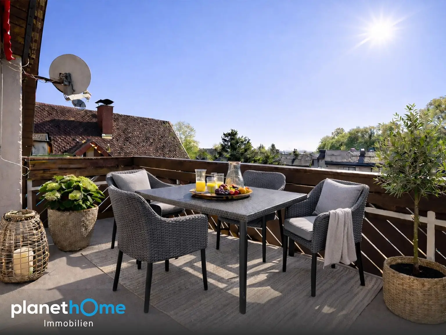 Balkon Homestaging