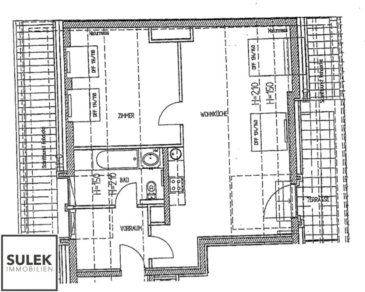 Großzügige, sonnige DG-Neubauwohnung mit hofseitiger Terrasse nahe Einkaufsstraße & U6 - ab 1.12.25!
