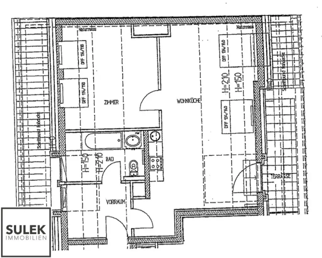 Großzügige, sonnige DG-Neubauwohnung mit hofseitiger Terrasse nahe Einkaufsstraße & U6 - ab 1.12.25!