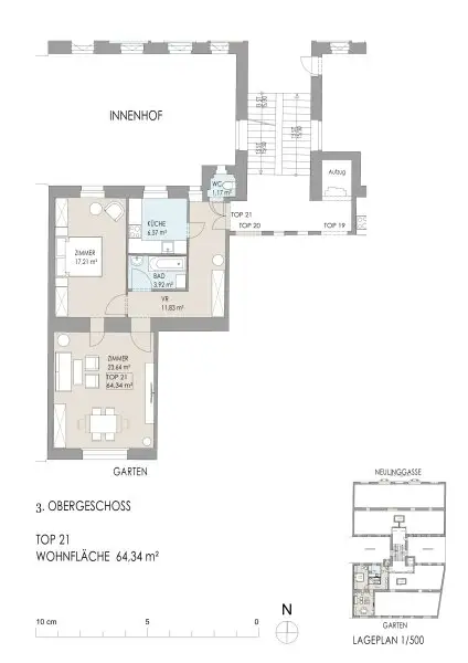 Geschmackvoll & gut gelegen - Altbauwohnung mit Stil nahe U3 Rochusgasse & Stadtpark