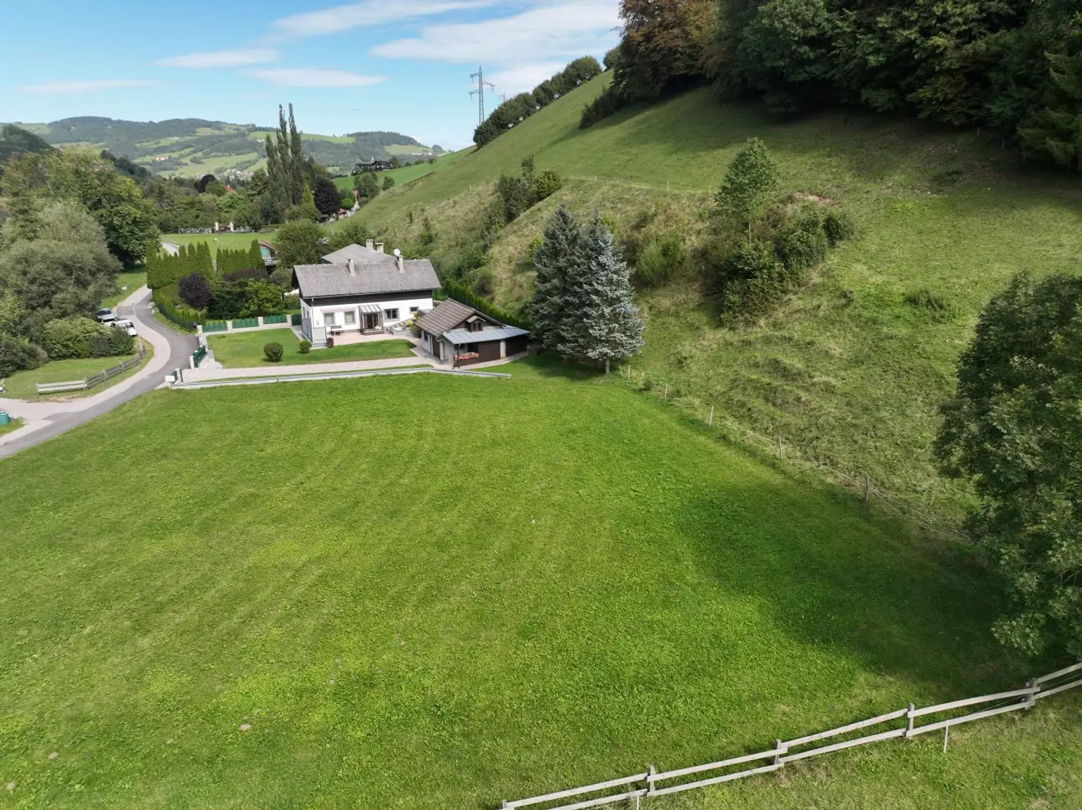 Haus mit großem Grundstück