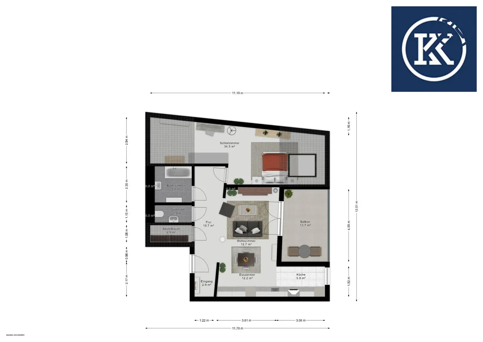 Neubau 2-Zimmer-Wohnung zum Erstbezug in Kagran – Top Lage & moderner Komfort!