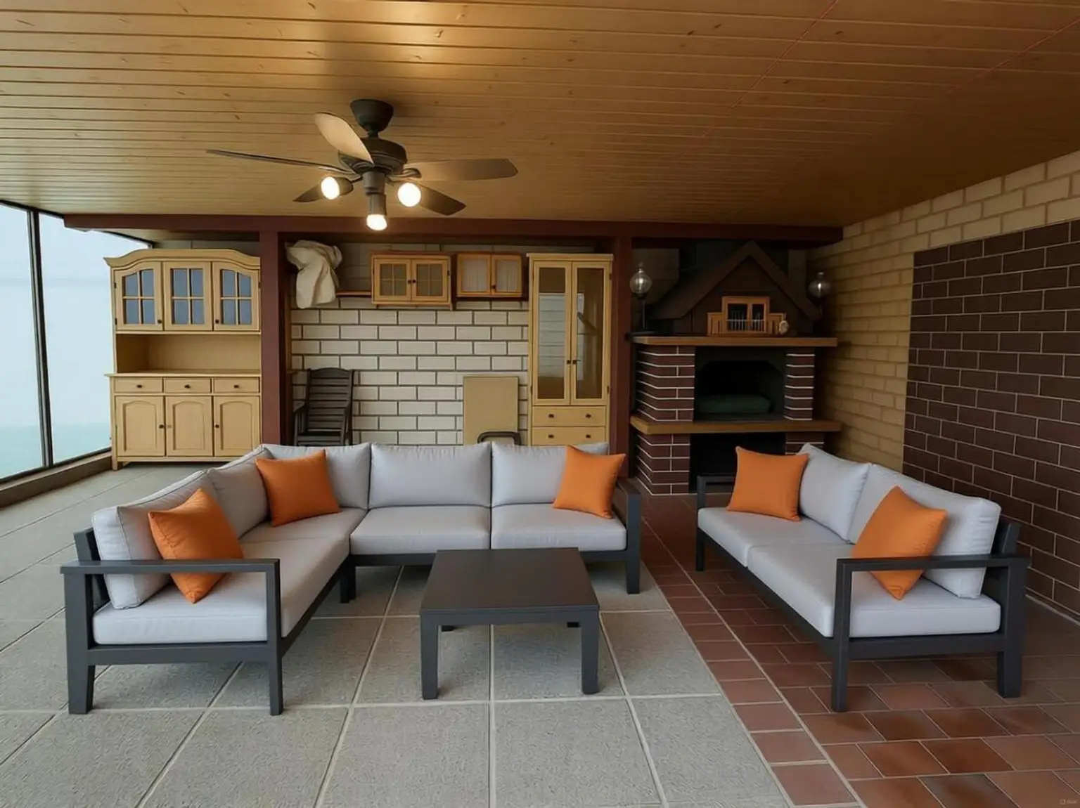 Terrasse KI Einrichtungsvorschlag