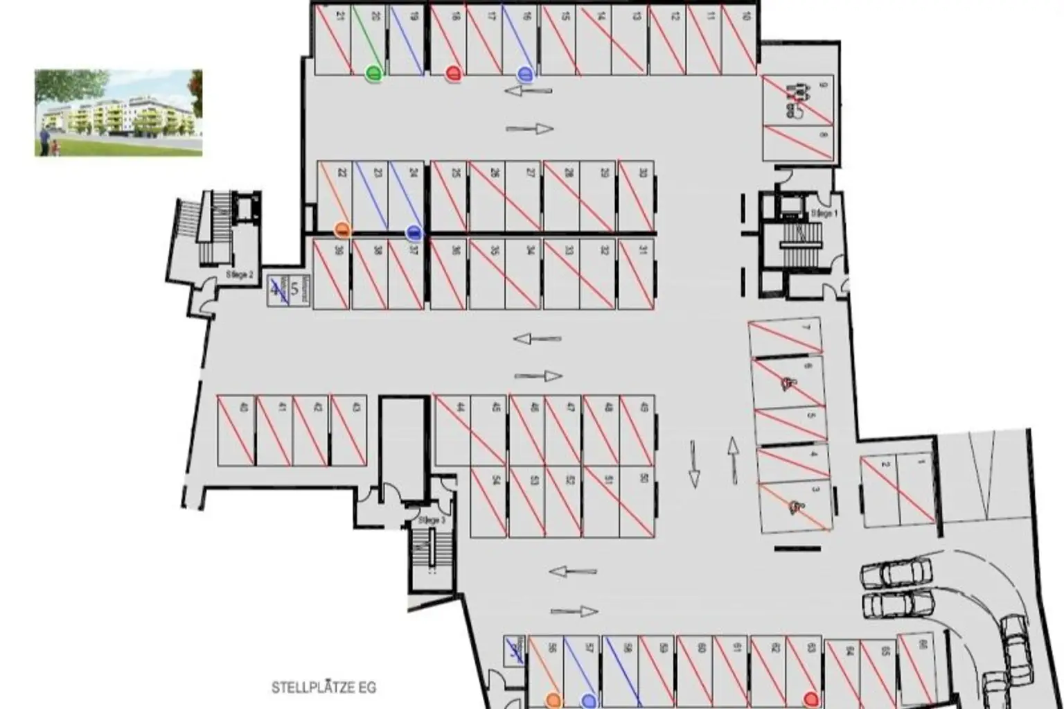 Garagenplan EG