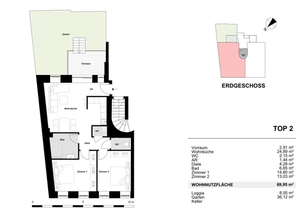3,7 % Rendite! Lukratives Wohnungspaket aus 6 vermieteten Appartments, Nähe Floridsdorfer Aupark