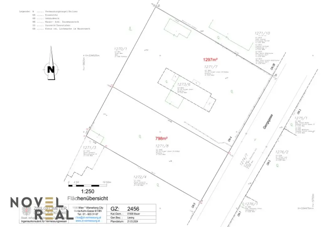 Einzigartiges Baugrundstück in Mauer – 1.297 m² mit spektakulärer Aussicht auf Wien!