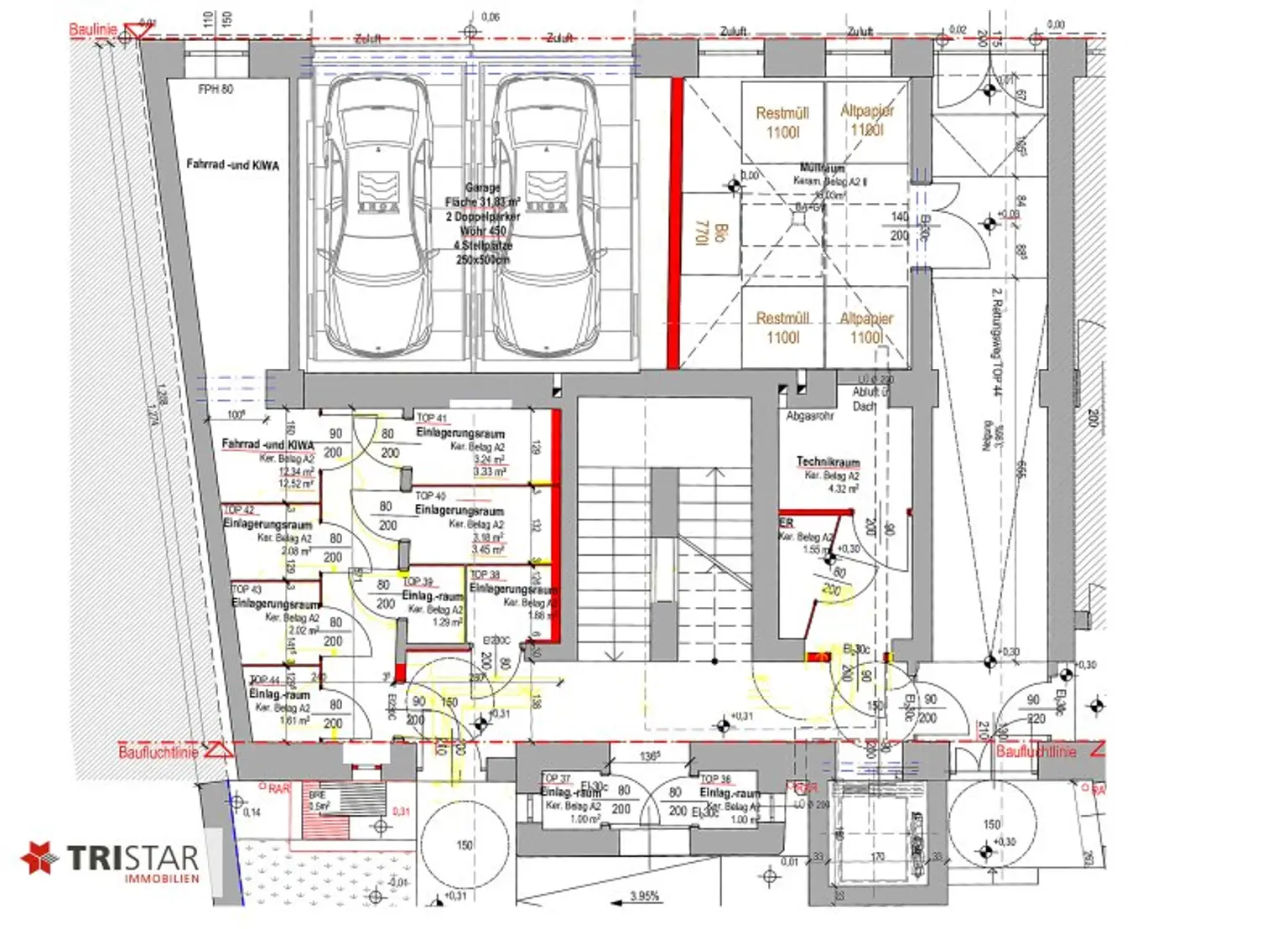 NEU! • U6 JÄGERSTRASSE • 15 NEUBAU DACHGESCHOSSWOHNUNGEN • FÜR ANLEGER UND EIGENNUTZER • EIGENTUM • 1200 WIEN •