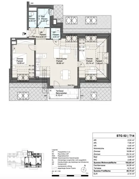 Neues Projekt in der Schwarzelackenau beim Marchfeldkanal - noch 17 Einheiten verfügbar!
