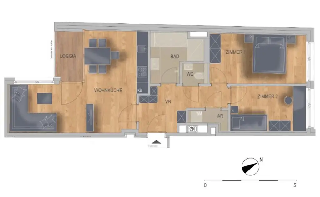 4.OG - KFZ Stellplatz - Neuwertig
