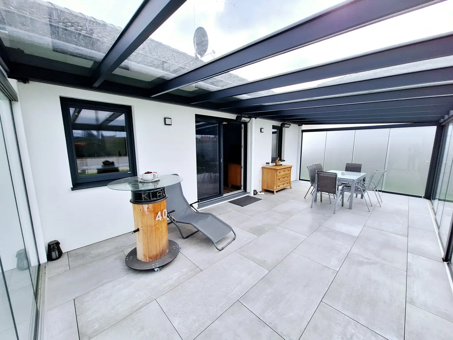 überdachte Terrasse -WG