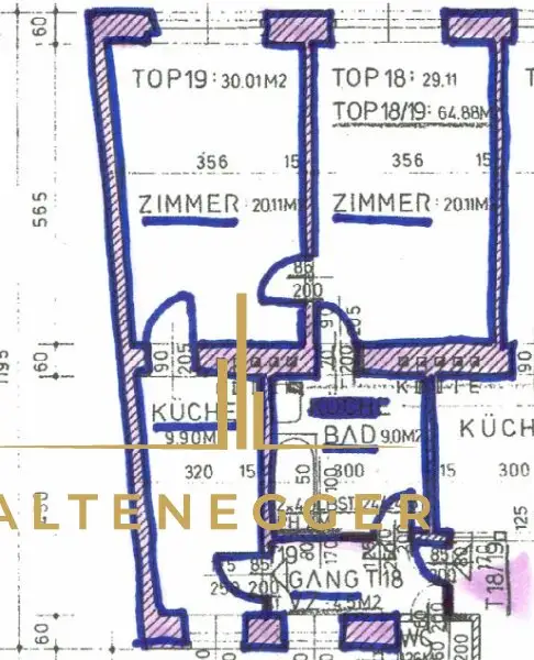 Wohnen in der Rötzergasse - 2 Zimmer - unbefristet