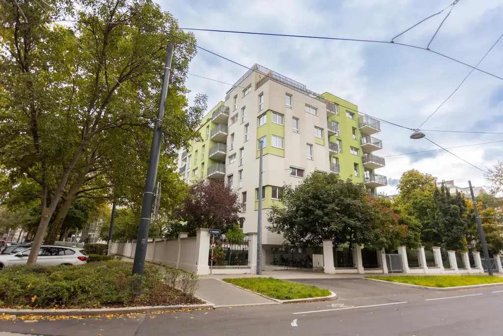 2-Zimmer-Wohnung mit Balkon in ruhiger Innenhoflage im modernen Niedrigenergiehaus