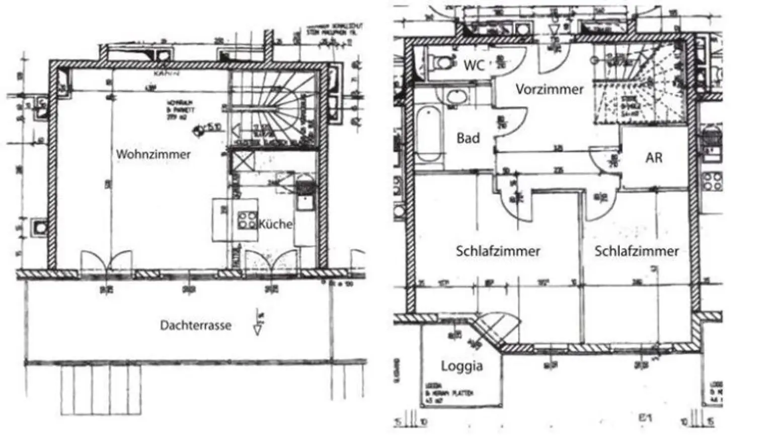 Lichtdurchflutete Maisonette mit Dachterrasse direkt am Währinger Park