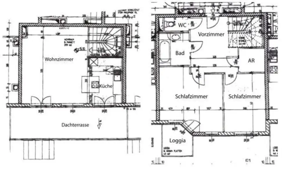 Lichtdurchflutete Maisonette mit Dachterrasse direkt am Währinger Park