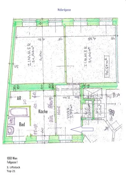 Generalsanierte Altbauwohnung nähe U4 Margaretengürtel