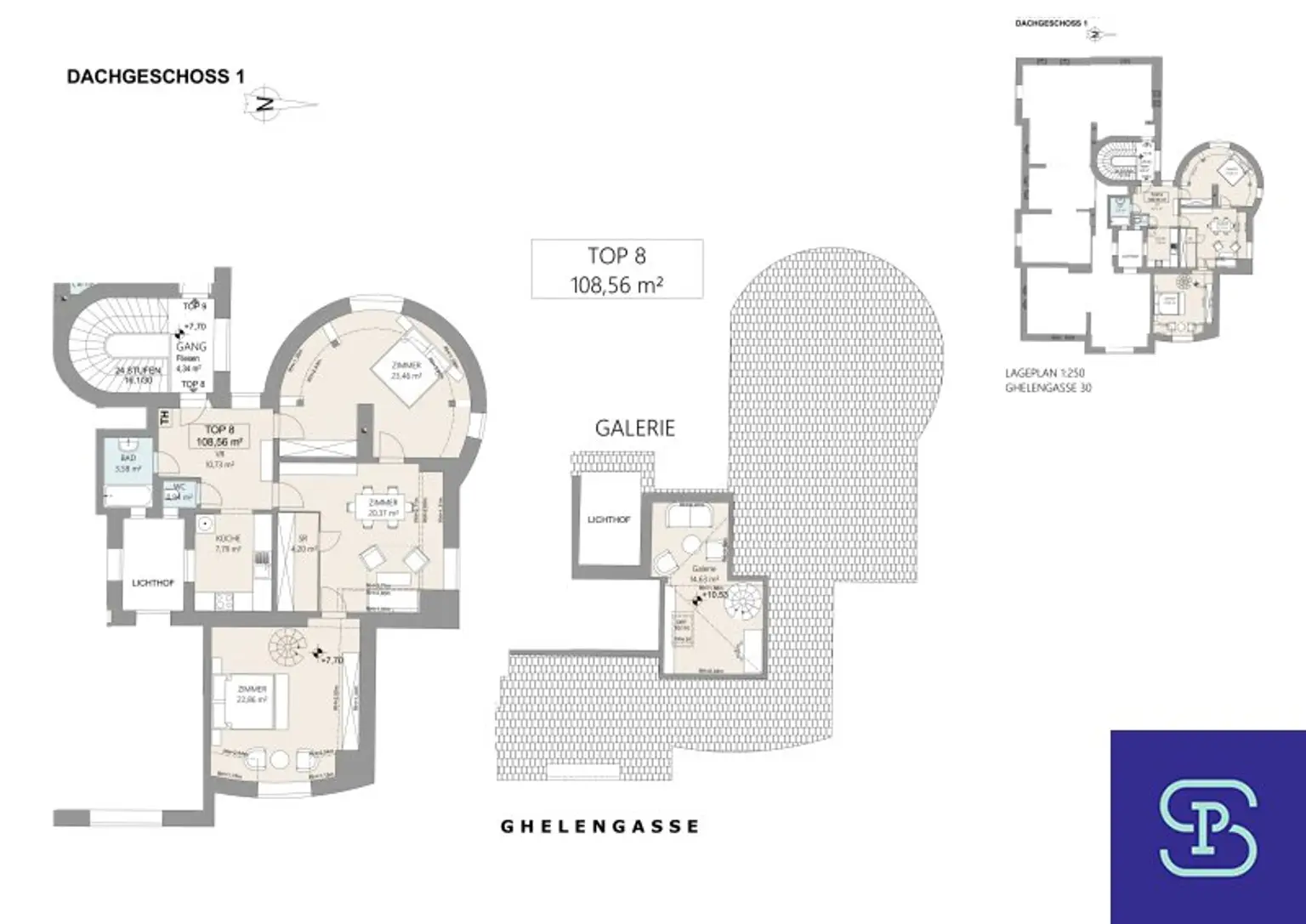 Dachwohnung mit Galerie Nahe Lainzer Tiergarten - 1130 Wien