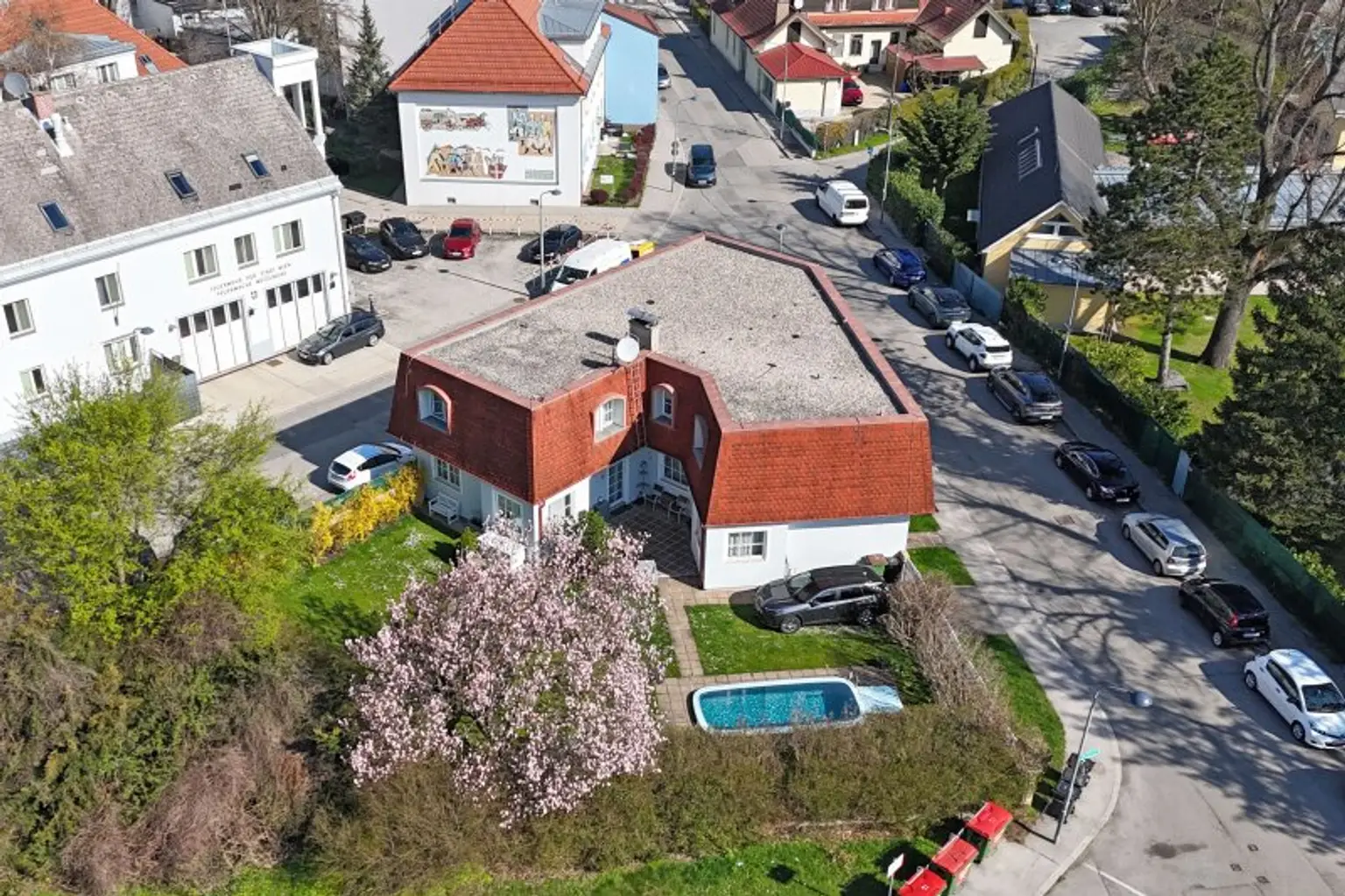 Drohnenaufnahme gartenseitig