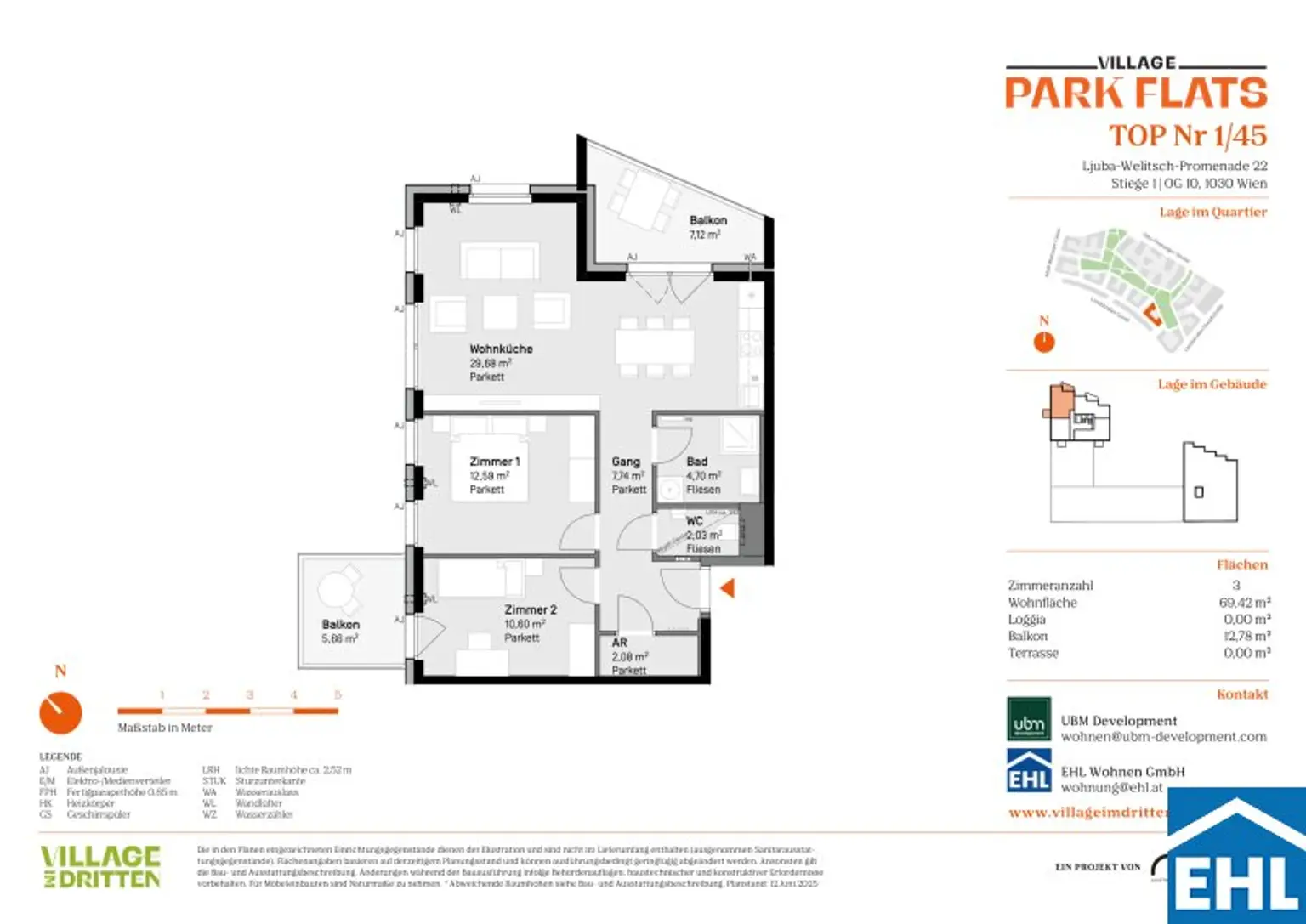 Parknähe und Urbanität – Ihr Anlageobjekt bei den PARK FLATS