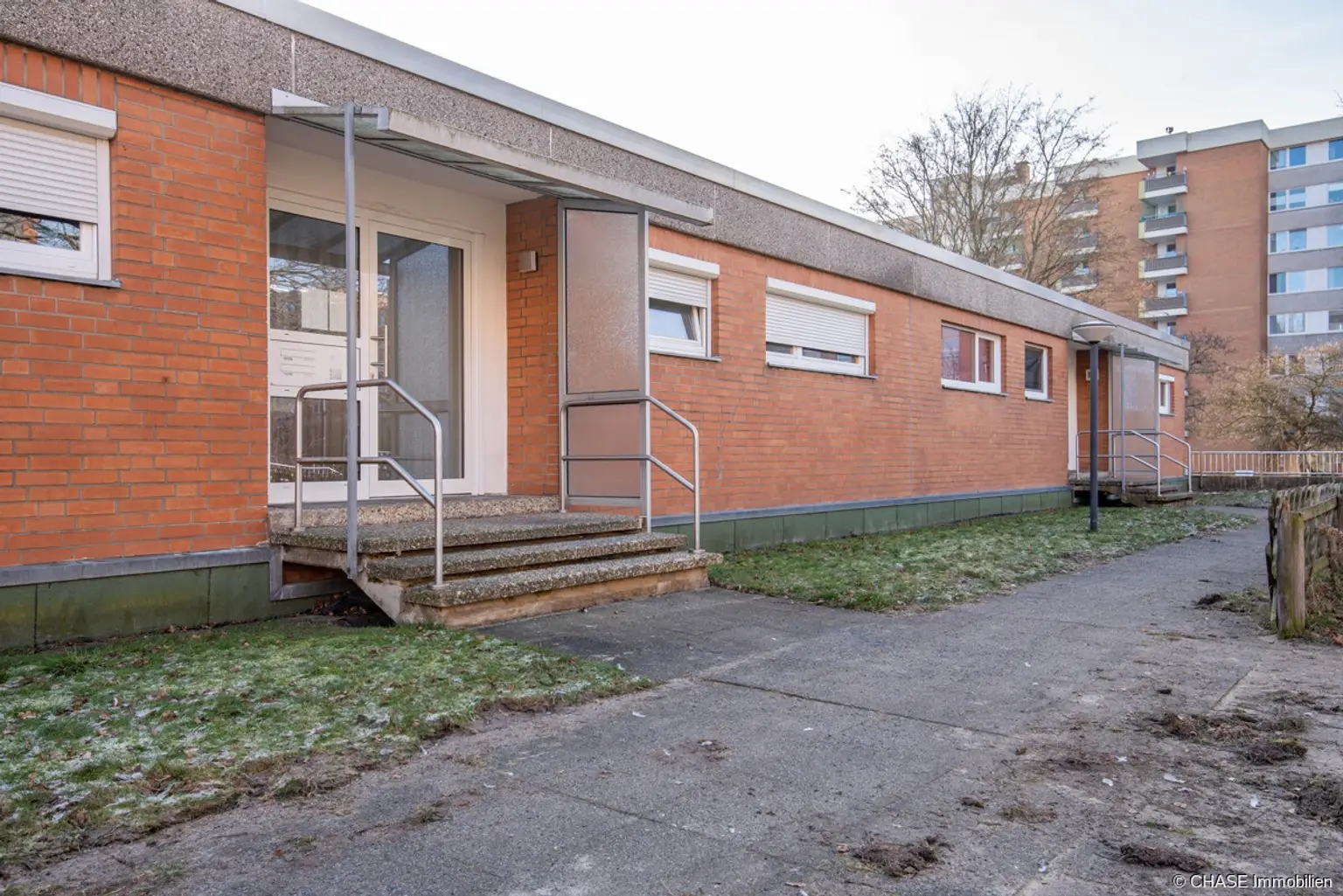 Hauseingang - seitliche Ansicht