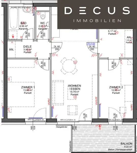 | FAMILIENHIT | 3-ZIMMER-WOHNUNG | ULMENHOF | BALKON