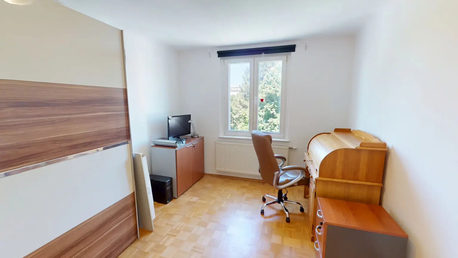 Ruhige 3-Zimmer-Wohnung mit Blick ins Grüne