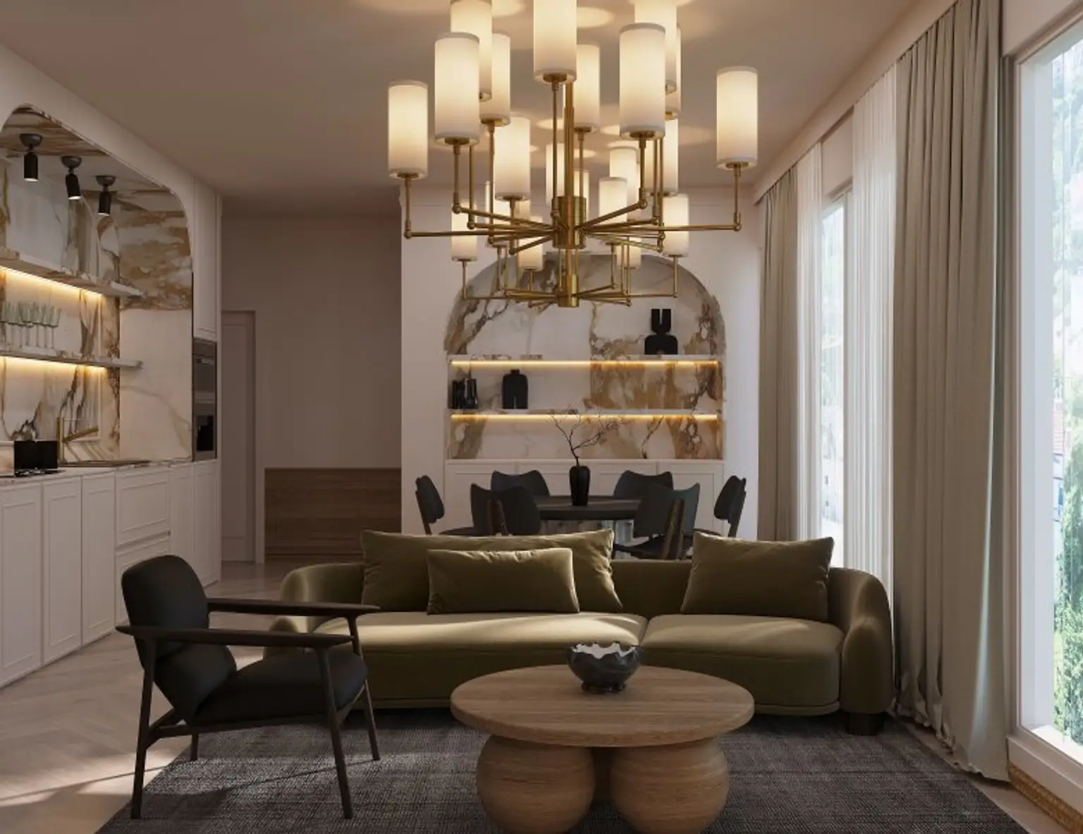 The Modeen - Modern / Green / Thirteen! Provisionsfrei für den Käufer!