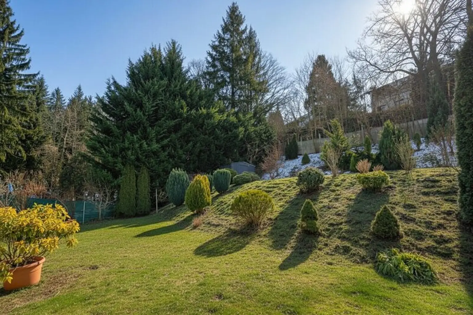 Terrassierter Garten