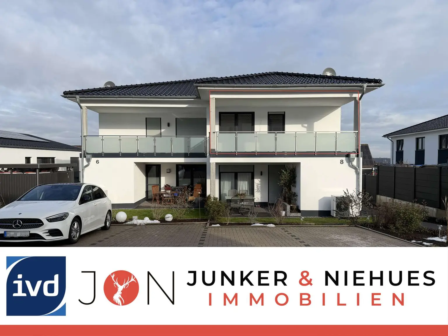 Provisionsfrei für Kaufende - Neubau 3-Zimmer-Wohnung in Lübbecke – Stilvoll, modern, einladend