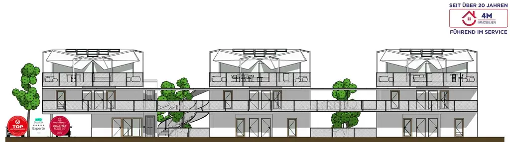 870 m² rechteckiges Grundstück mit Potenzial für 10 Wohneinheiten und ca. 706 m² Wohnnutzfläche