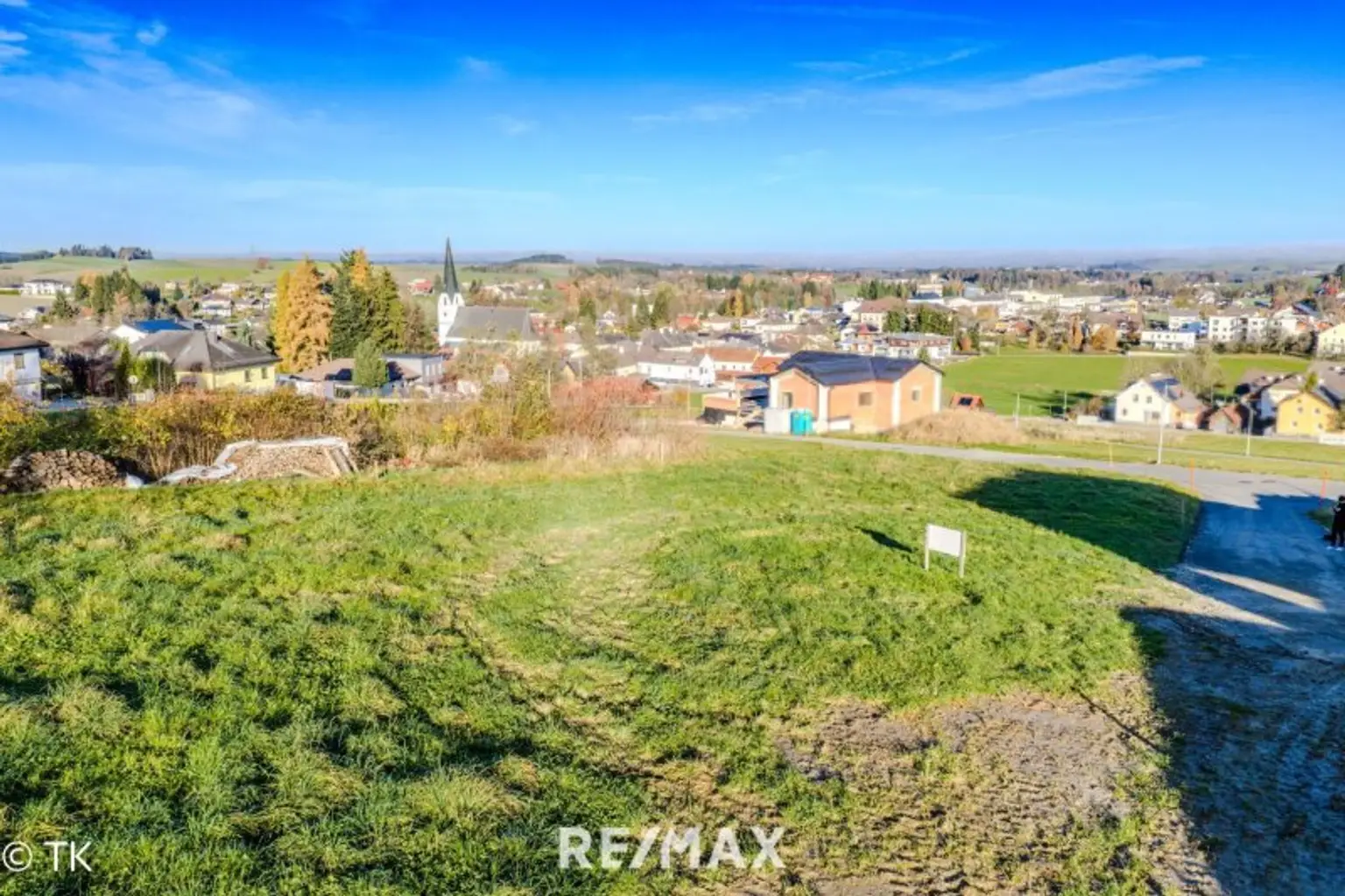 Aussicht Grundtück