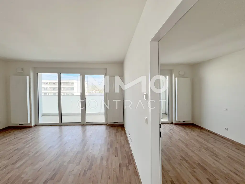 53,21qm 2ZI- Dachgeschosswohnung mit 19,55qm Terrasse, 30qm Gründach, und 14,07qm Balkon