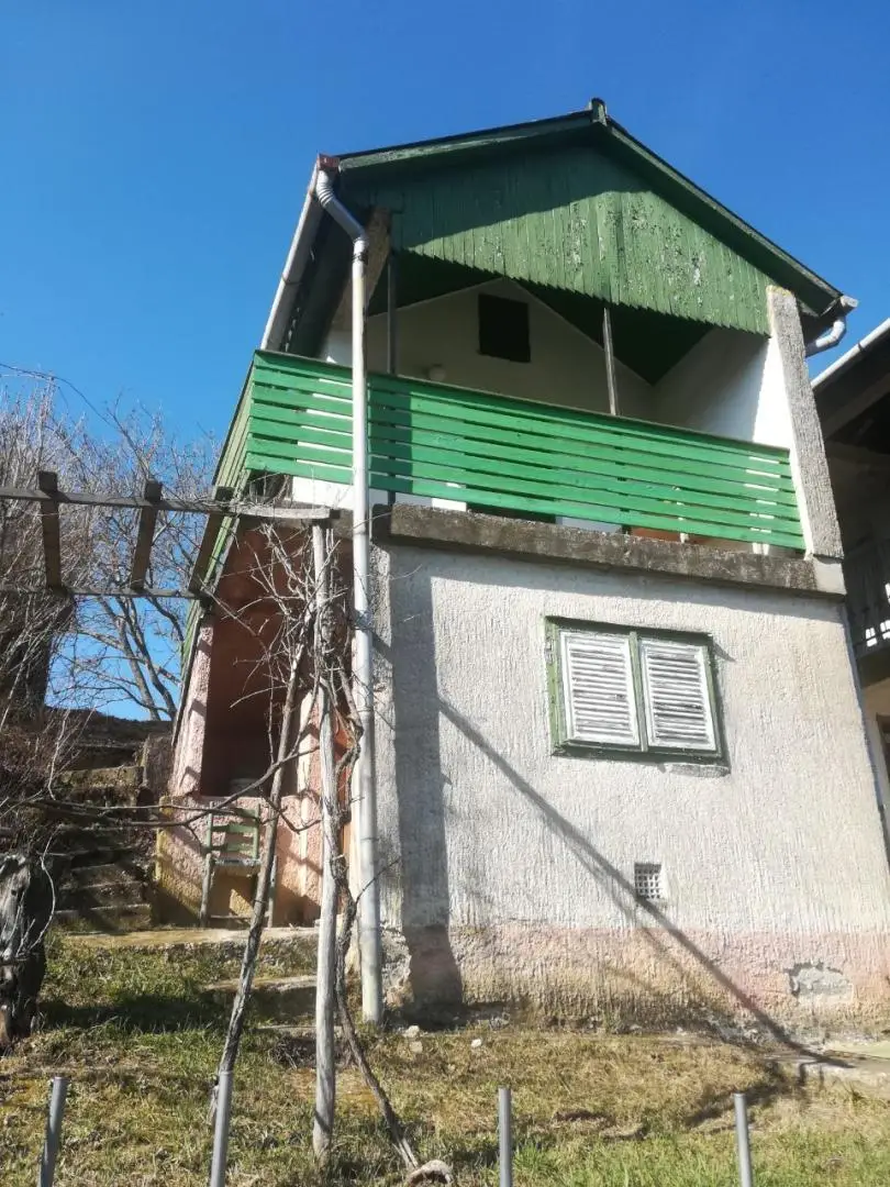 Haus von hinten