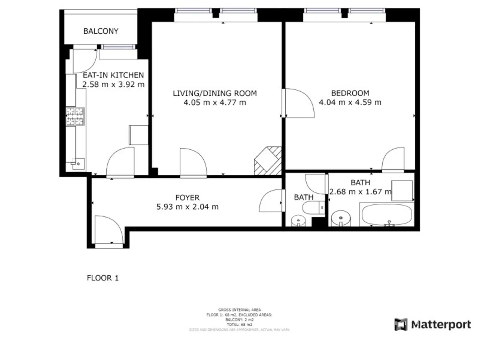 Charmante 2-Zimmer Wohnung inklusive Loggia, nahe der Innenstadt