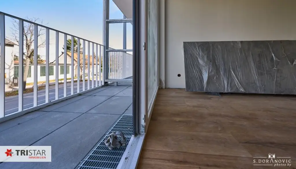 Bezugsfertig • 19 Eigentumswohnungen • Schlüsselfertig • Urban + Natur • 1220 Wien • Balkon / Terrasse / Loggia / Garten • 2–4 Zimmer •