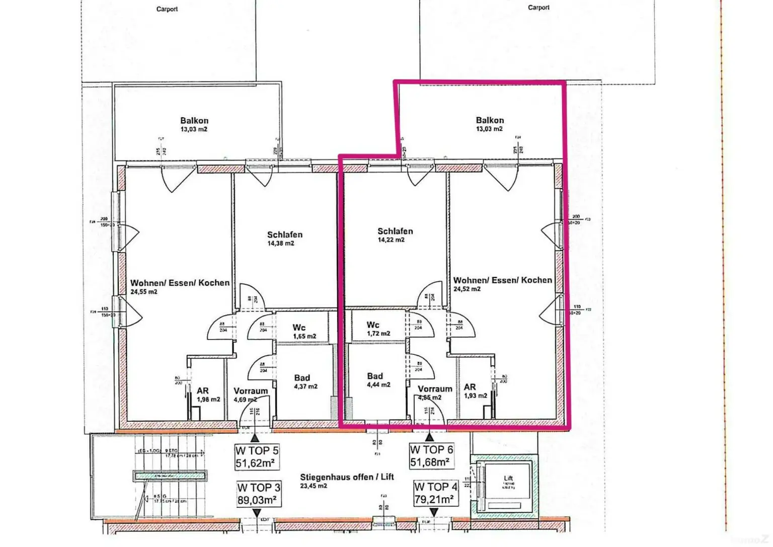 Moderne 2-Zimmer-Eigentumswohnung mit großem Balkon + Parkplatz + riesigem Kellerabteil