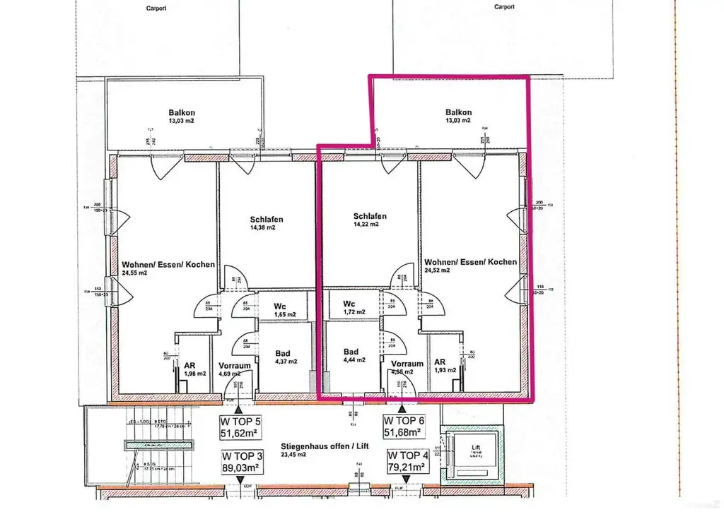 Moderne 2-Zimmer-Eigentumswohnung mit großem Balkon + Parkplatz + riesigem Kellerabteil