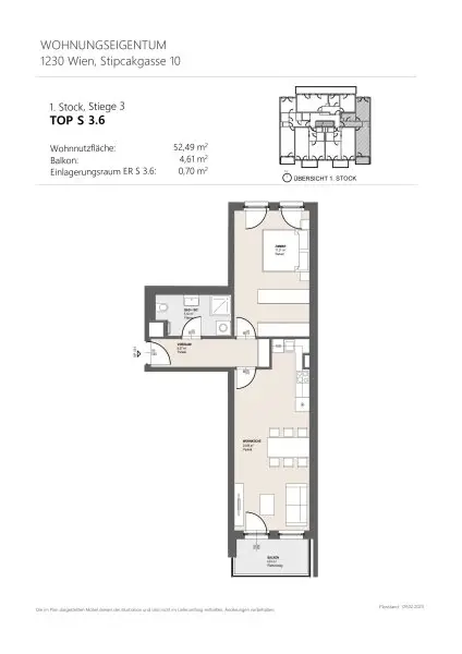 ENTZÜCKENDE 2-ZIMMER WOHNUNG MIT BALKON IM ERSTBEZUG
