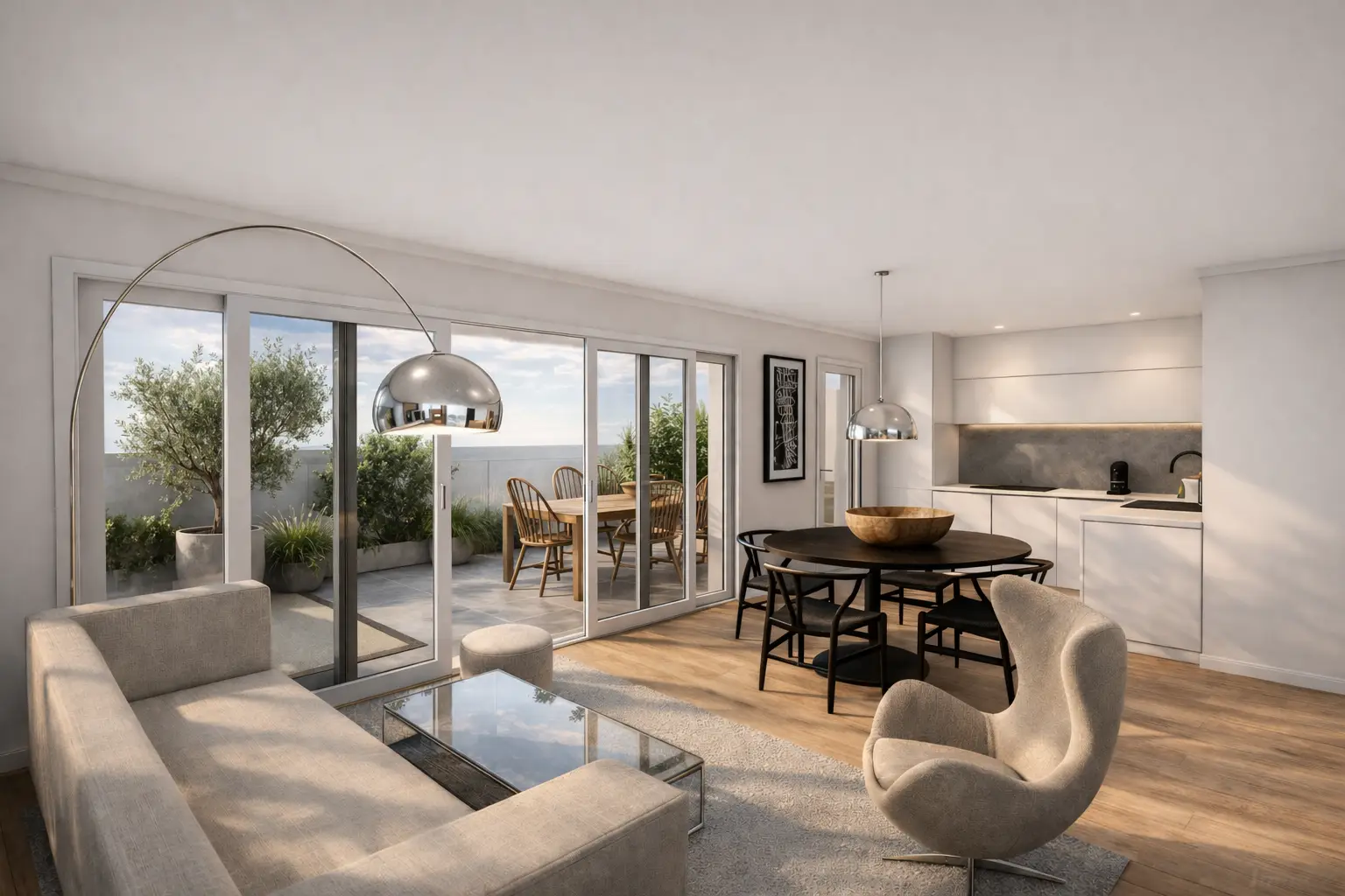 WohnKochbereich Visualisierung