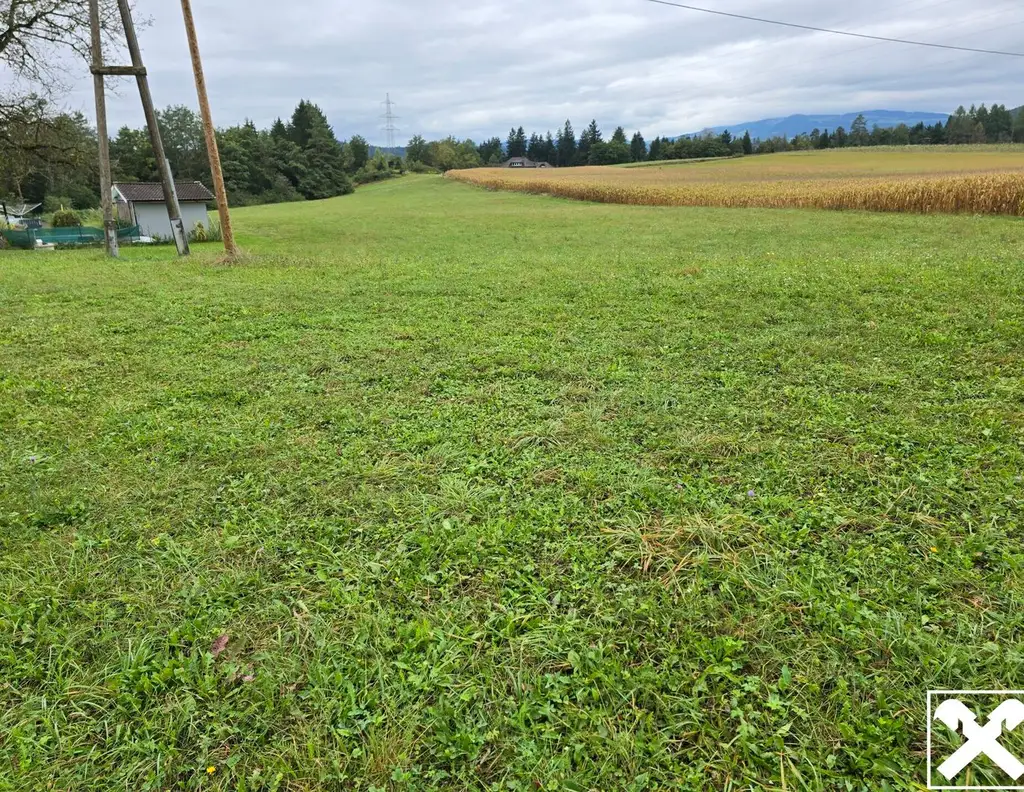 Ruhige Lage! Baugrund mit landwirtschaftlicher Nutzfläche im Bezirk Völkermarkt