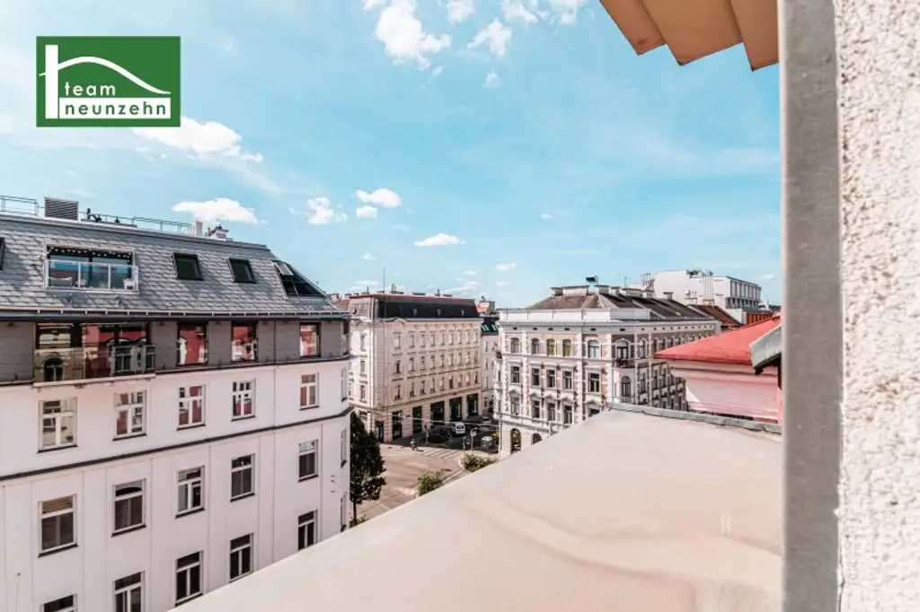 Helle Wohnung mit Innenhofausrichtung im Dachgeschossausbau - Nahe U4 und U6 Längenfeldgasse!
