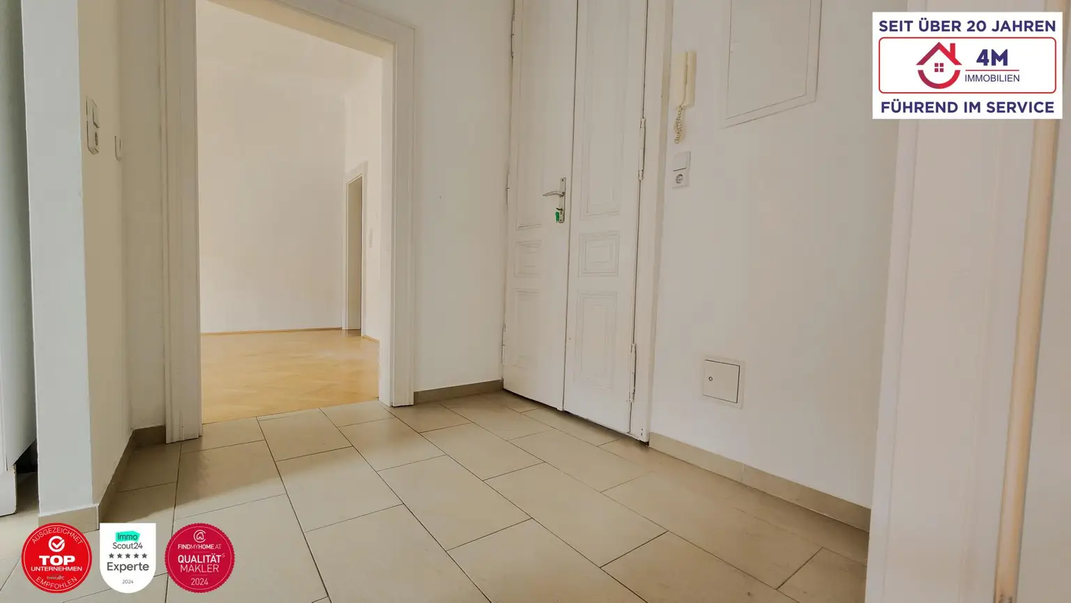 Sonnige & kernsanierte 2-Zimmer-Wohnung in klassischem Gründerzeithaus