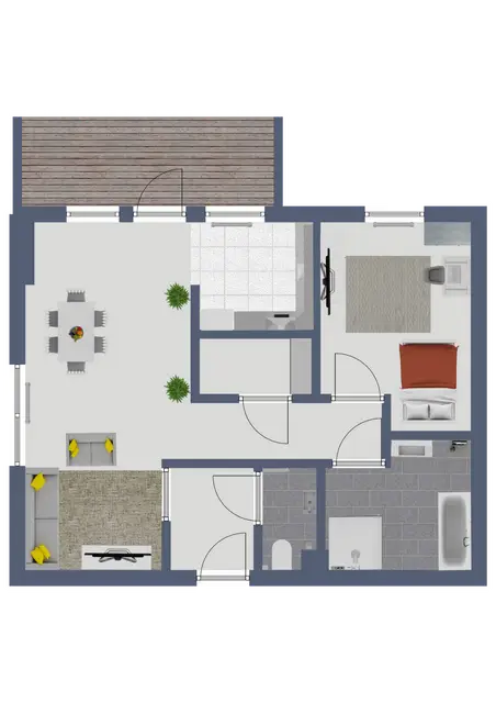 WIE NEU! Moderne 2 Zimmer Wohnung mit Loggia in Top Lage!