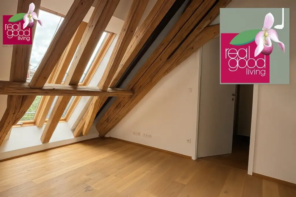 4-Zimmer-Dachgeschoßwohnung mit Galerie & Terrasse in unmittelbarer Nähe zum Karmelitermarkt