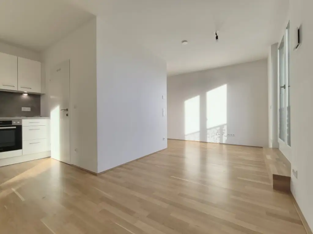 Exklusive 2-Zimmer-Dachgeschosswohnung mit Süd/West-Terrasse – Erstbezug in Toplage Nahe U1 Kagran, Donau Zentrum & Alter Donau