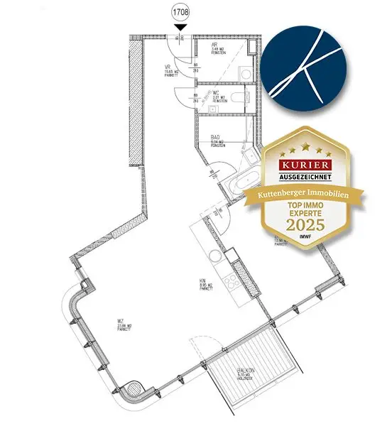 17.Stock - Erstklassiges Wohnen mit Panoramablick