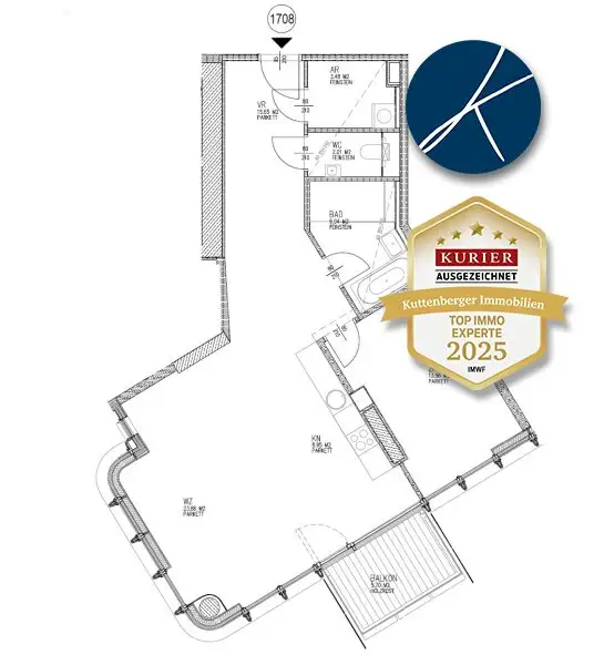 17.Stock - Erstklassiges Wohnen mit Panoramablick
